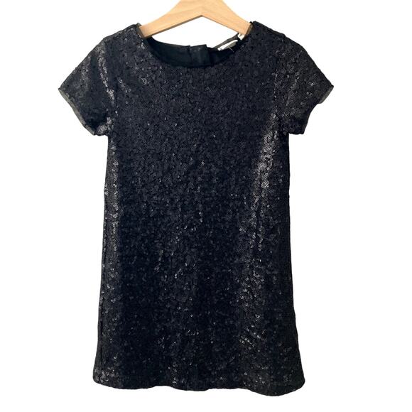 Gap Kids Sequin Shift Dress - Black - XS or 4/5 - Picture 1 of 11